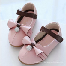 faits à la main belle enfants mignonne fête bébé filles fleur robe chaussures scolaires